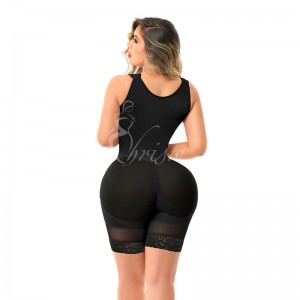 Ehrisw Fajas Colombianas Shapewear for Women Tummy Control Post Surgery Full Body Shaper Butt Lifter with Zipper Crotch
