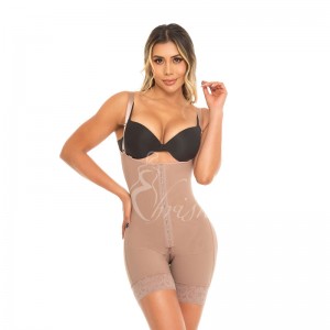 Ehrisw Fajase Colombianas Shapewear for Women Tummy Control Post Surgery Compression Garment with Zipper Crotch