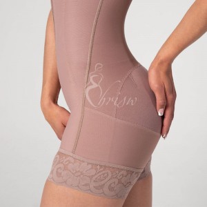 Ehrisw Plus Size Full Body Shaper Open-Bust Slimmer Seamless Tummy Control Shapewear Bodysuit