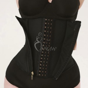 Ehrisw Shape your body, Colombian Shapewear, Black Vest Shaper with Short Sleeves