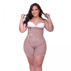 Ehrisw Tummy Control Shapewear Fajas Colombianas Side Zipper Body Shaper Plus Size Postpartum Body suit With Butt Lift