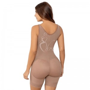 Ehrisw Shaper Bodysuit for Women, High Waist Double Tummy Control Shapewear Butt Lifter Fajas Waist Trainer Shorts