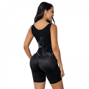 Ehrisw Shaper Bodysuit for Women, High Waist Double Tummy Control Shapewear Butt Lifter Fajas Waist Trainer Shorts
