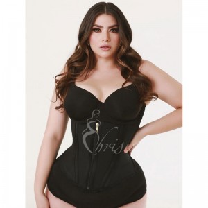 Ehrisw Shape your body, Colombian Shapewear, Black Vest Shaper with Short Sleeves