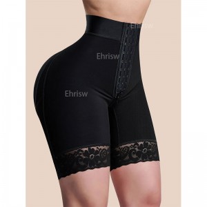 Ehrisw Faja Shorts Tummy Control Shapewear Shorts Fajas Colombianas Moldeadoras BBL Shorts 3 Row Hooks