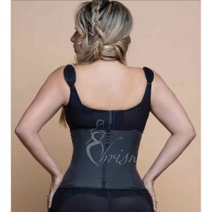 Ehrisw Waist Trainer for Women Latex Underbust Waist Corsets Cincher Hourglass Body Shaper 4 Hooks
