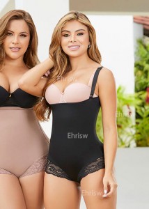 Ehrisw Shapewear Tummy Control Butt Lifter Panties Faja Body Shaper for Women High Waist Trainer  Bust Bodysuit
