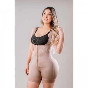 Ehrisw Shaper Bodysuit for Women, High Waist Double Tummy Control Shapewear Butt Lifter Fajas Waist Trainer Shorts
