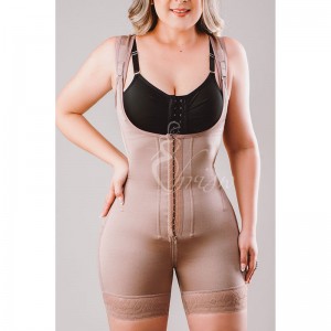 Ehrisw Shaper Bodysuit for Women, High Waist Double Tummy Control Shapewear Butt Lifter Fajas Waist Trainer Shorts