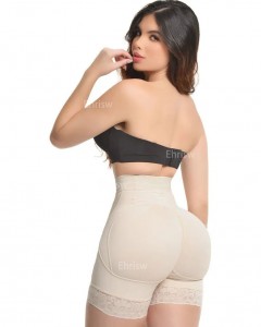 Push-up-Shorts in doppelter Größe mit hoher Taille und Bootylicious-Verstärkung