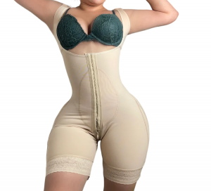 WIDE STRAP PEACHY DOLL FAJA (BEIGE)