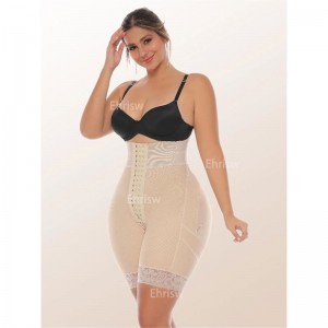 Ehrisw Fajas Colombianas Shapewear for Women Post Surgery Compression Garment Tummy Control Shaper with Zipper Crotch