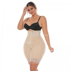 Ehrisw Fajas Colombianas Shapewear for Women Post Surgery Compression Garment Tummy Control Shaper with Zipper Crotch
