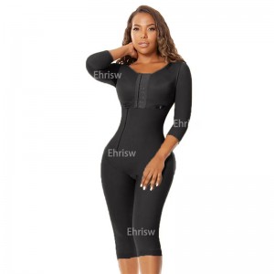 Post-kirurgisk brug Kvinder Body Shaper Smart Compression Stoffer Langt BælteTil Knæet