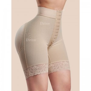 Ehrisw Faja Shorts Tummy Control Shapewear Shorts Fajas Colombianas Moldeadoras BBL Shorts 3 Row Hooks