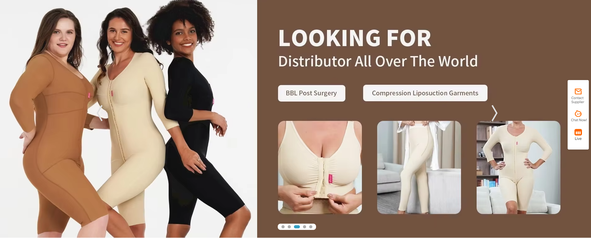 Ehrisw helps tighten loose abdominal skin, lift hip area and realign body silhouette. Adjustable design allows flexible tightness adjustment.