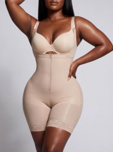 Ehrisw Fajas Colombianas Shapewear for Women Tummy Control Plus Size Postpartum Body Shaper Butt Lifting Bodysuit.