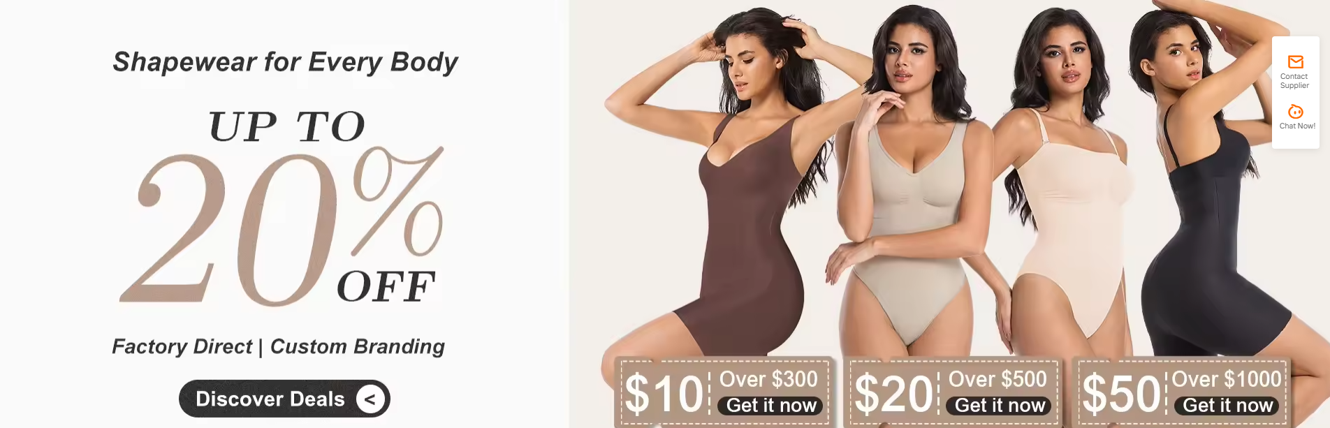 Ehrisw optimized with mesh breathable structure, this brand’s shapewear solves the stuffiness problem of traditional shaping wear.
