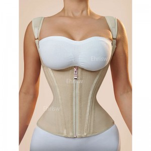 Ehrisw Waist Trainer for Women, Tummy Control Sports Girdle, Workout Body Shaper with Adjustable Shoulder Strap